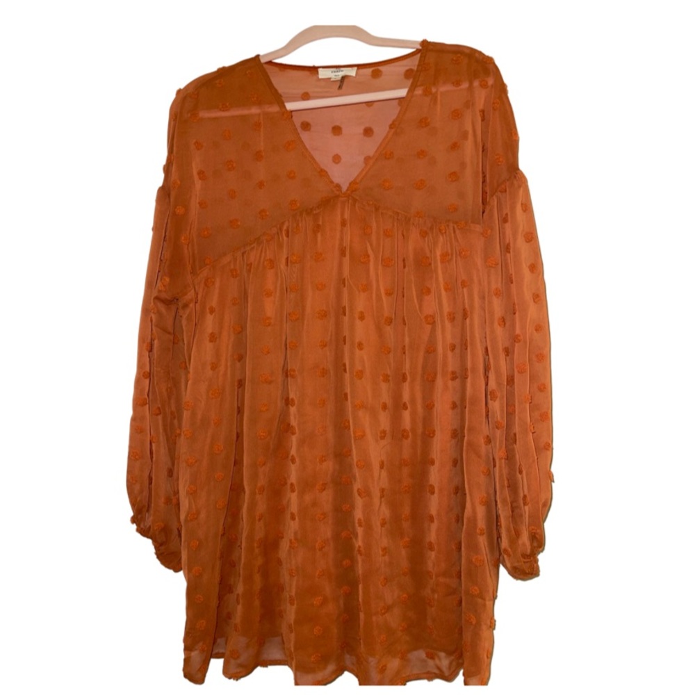 Burnt orange dress